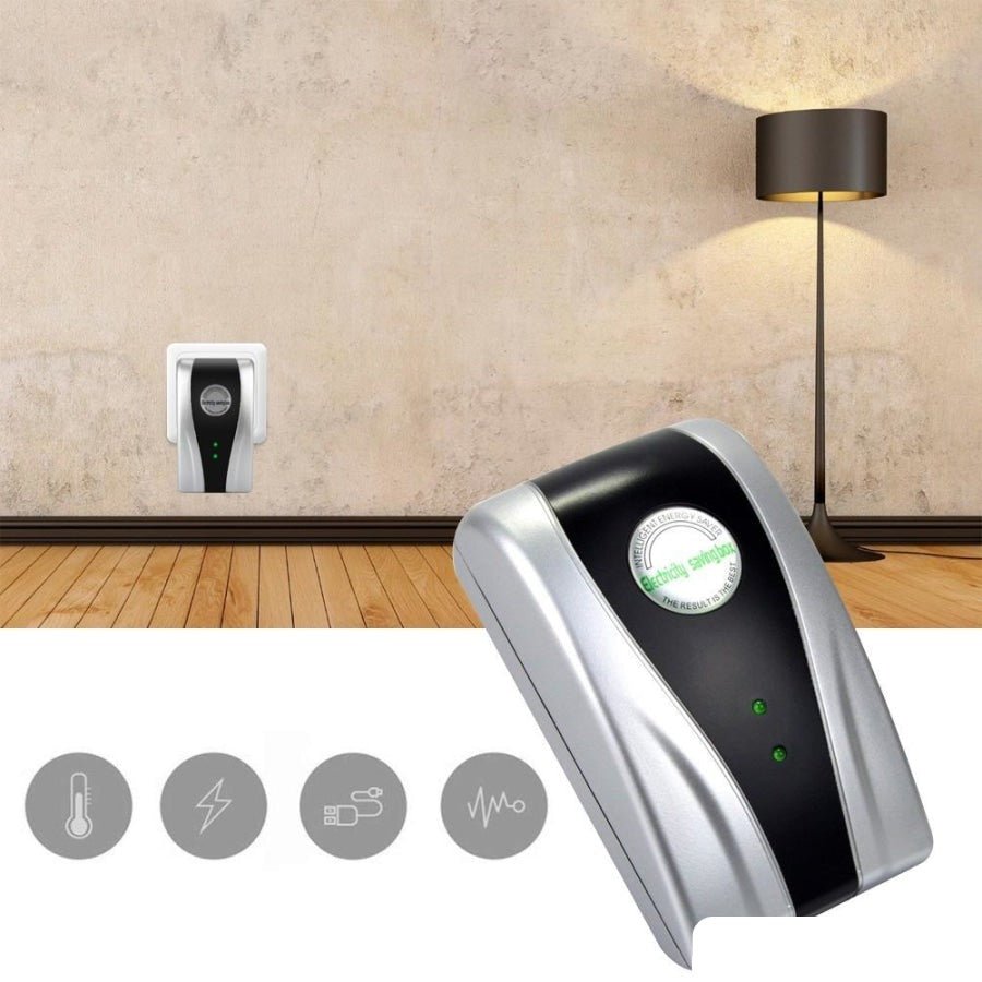 Plug-In Electricity Device with Green LED for Home and Commercial Use