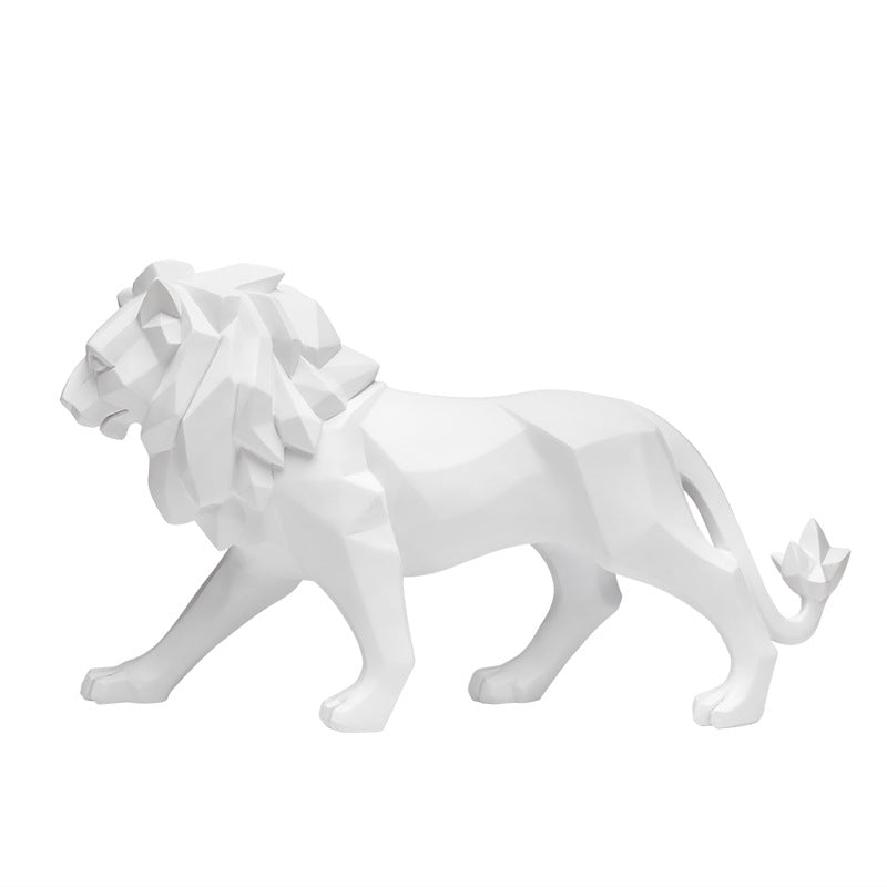 Elegant and Modern Lion Sculpture | Thrascher