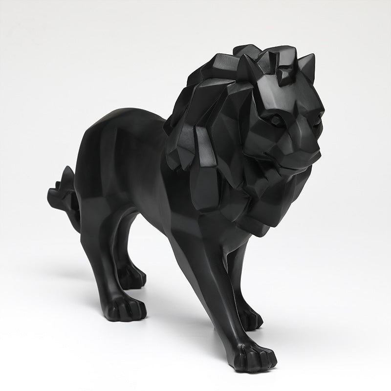 Elegant and Modern Lion Sculpture | Thrascher
