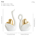 Elegant and Romantic Swans Decorative Figure | Thrascher