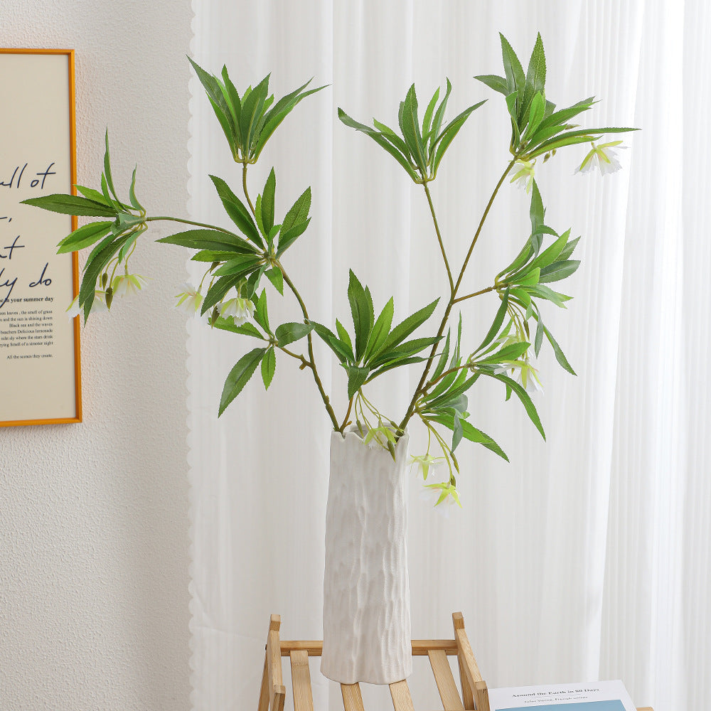 Elegant Artificial Plant with Flowers | Thrascher