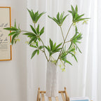 Elegant Artificial Plant with Flowers | Thrascher