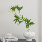 Elegant Artificial Plant with Flowers | Thrascher