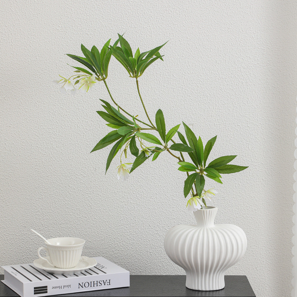 Elegant Artificial Plant with Flowers | Thrascher