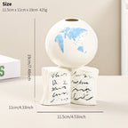 Elegant Ceramic Globe Bank | Thrascher