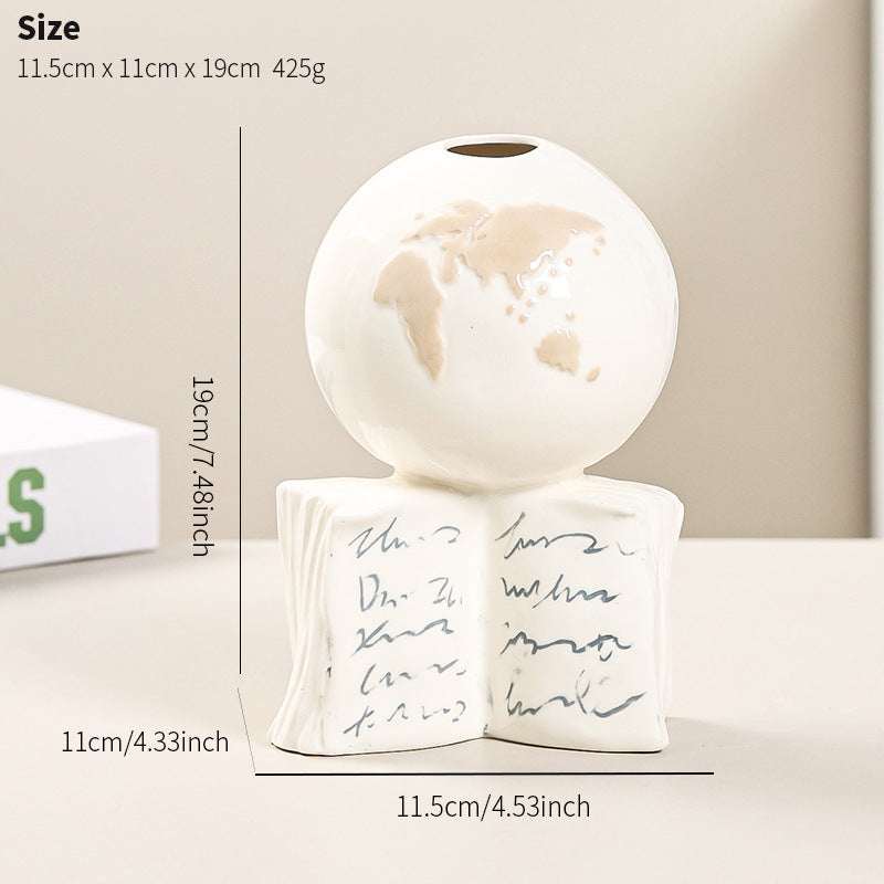 Elegant Ceramic Globe Bank | Thrascher