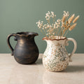 Elegant Ceramic Jug with Floral Patterns | Thrascher