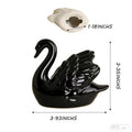 Elegant Ceramic Swan Figure | Thrascher