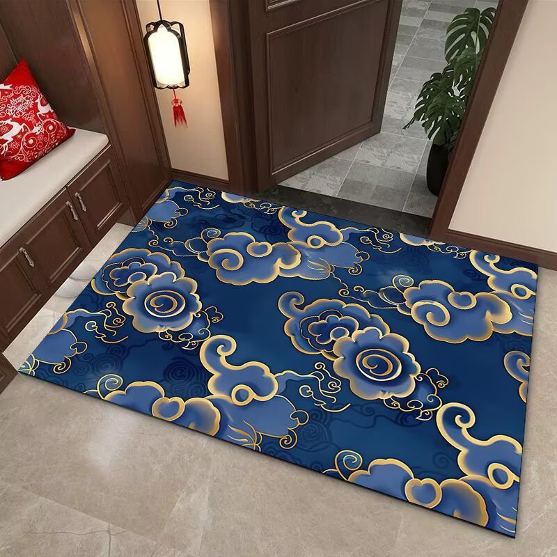Elegant Cloud Motif Area Mat | Thrascher
