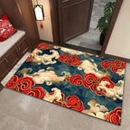 Elegant Cloud Motif Area Mat | Thrascher