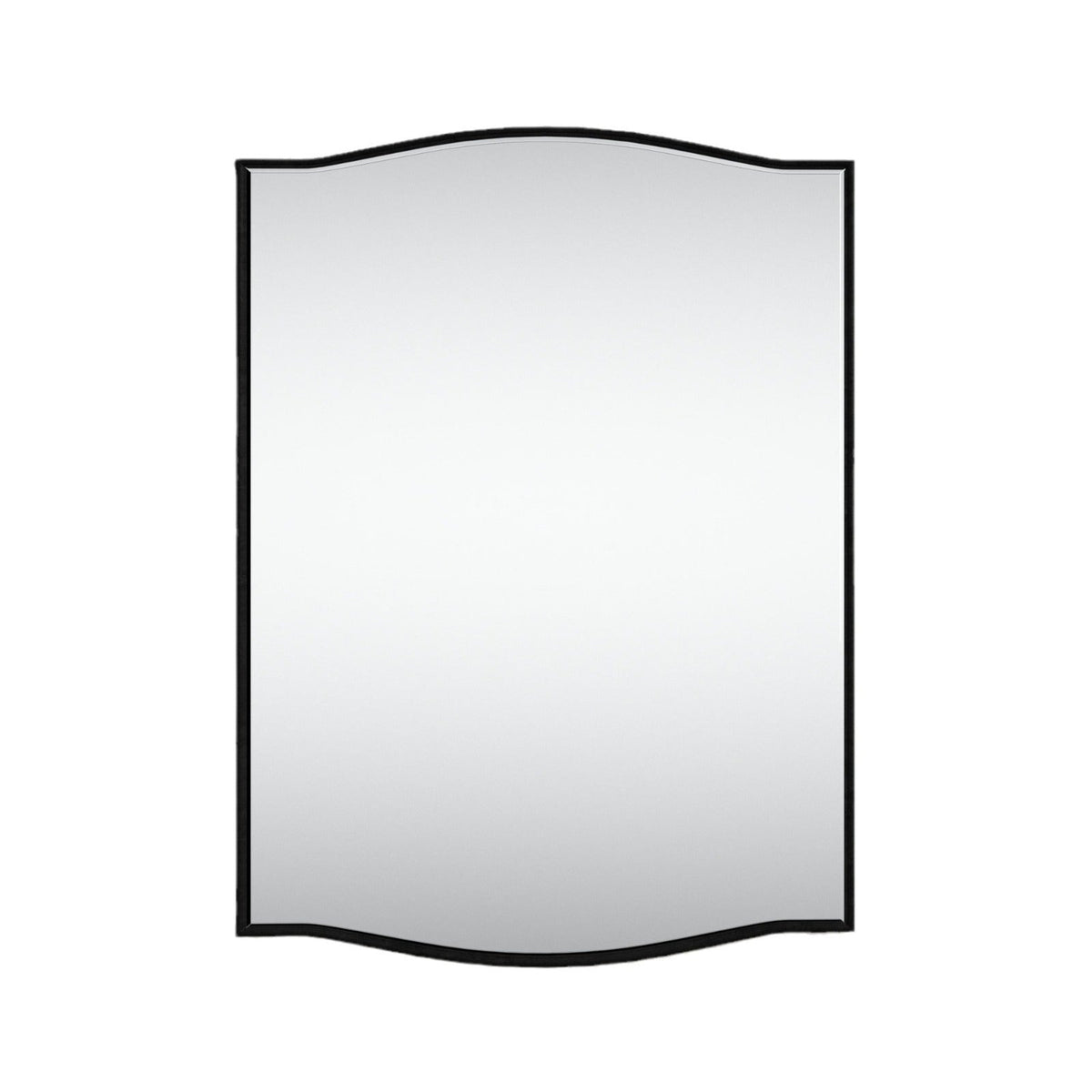 Elegant Curved Wall Mirror | Thrascher