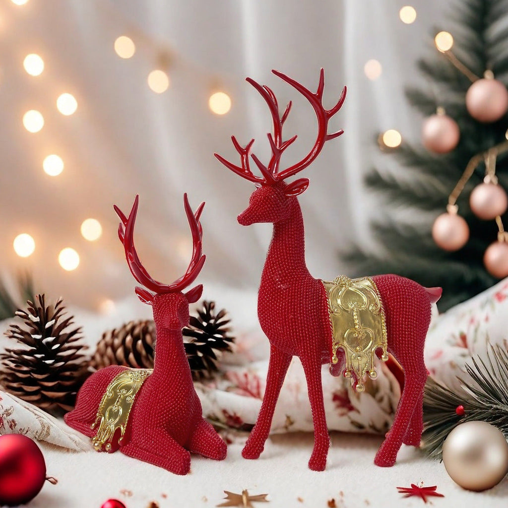 Elegant Decorative Figure of a Majestic Stag | Thrascher