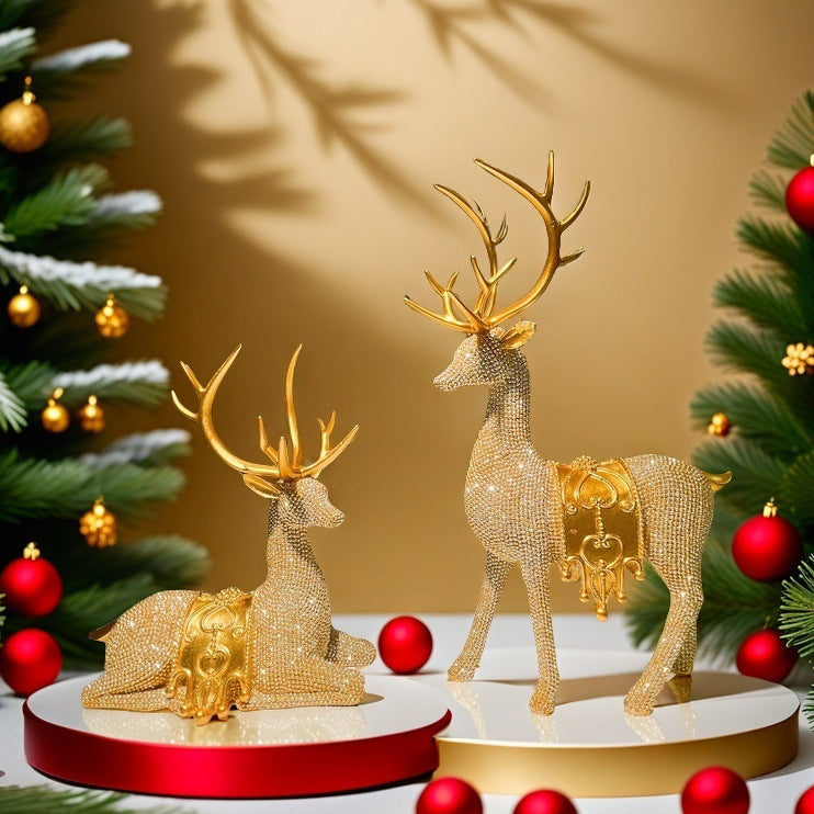 Elegant Decorative Figure of a Majestic Stag | Thrascher