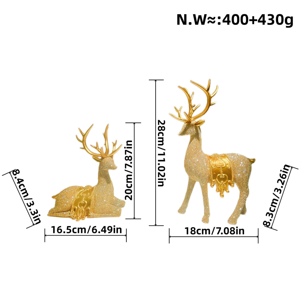 Elegant Decorative Figure of a Majestic Stag | Thrascher