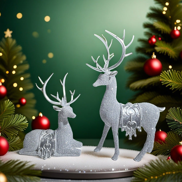 Elegant Decorative Figure of a Majestic Stag | Thrascher