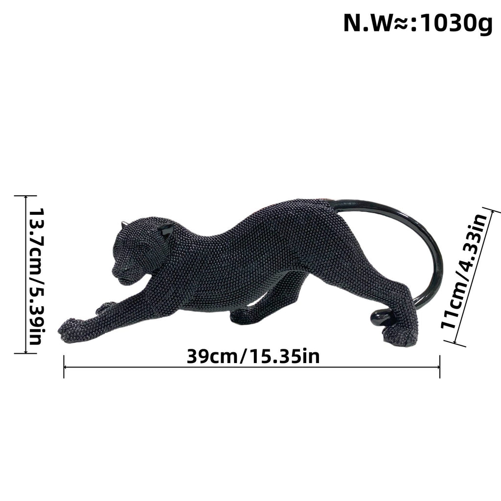 Elegant Decorative Figure of a Panther | Thrascher