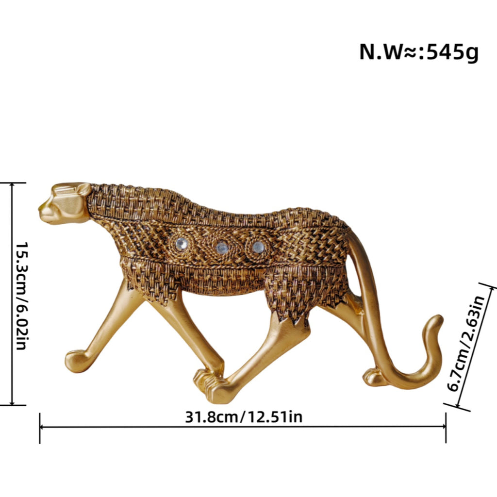 Elegant Decorative Figure of a Panther | Thrascher