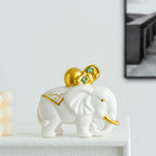 Elegant Elephant Figure made of High-Quality Ceramic | Thrascher