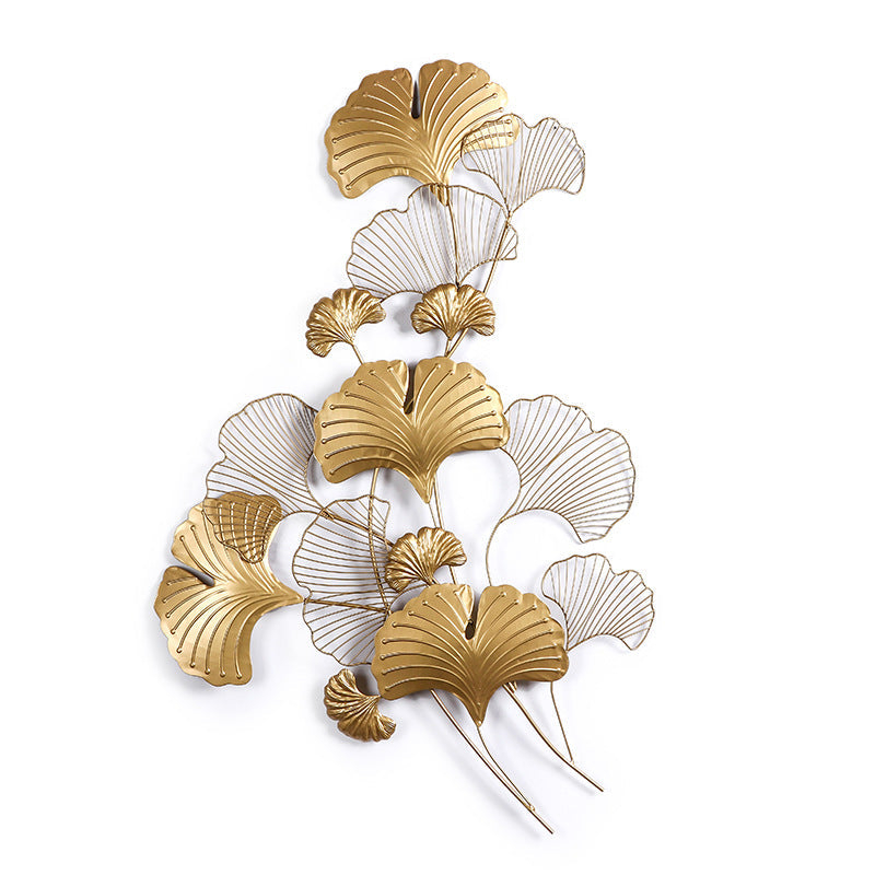 Elegant Ginkgo Leaf Wall Art Sculpture | Thrascher