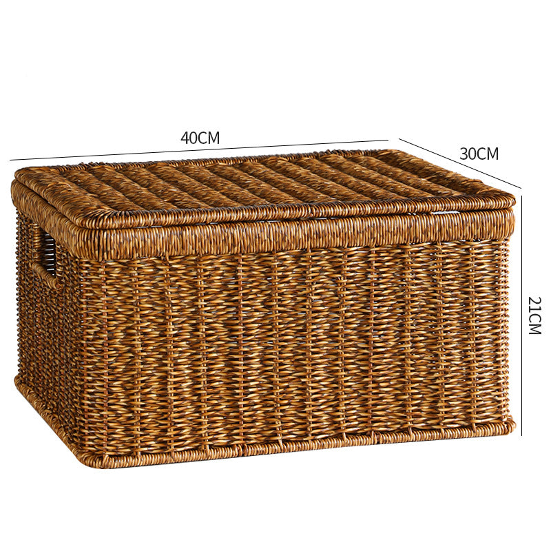Elegant Handcrafted Basket Storage Box | Thrascher
