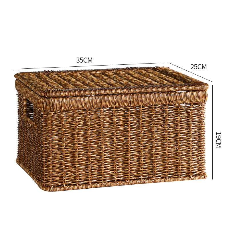 Elegant Handcrafted Basket Storage Box | Thrascher