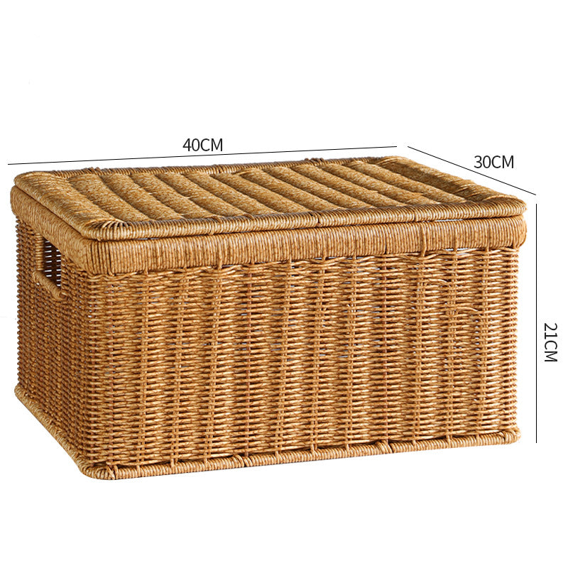 Elegant Handcrafted Basket Storage Box | Thrascher