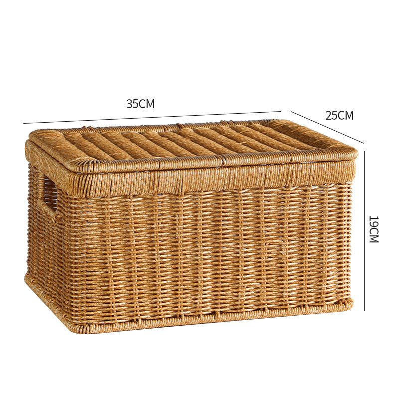 Elegant Handcrafted Basket Storage Box | Thrascher