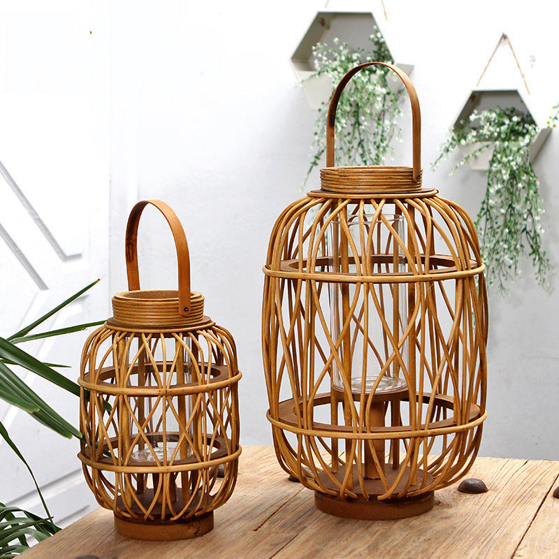 Elegant Handmade Lantern made of Natural Materials | Thrascher