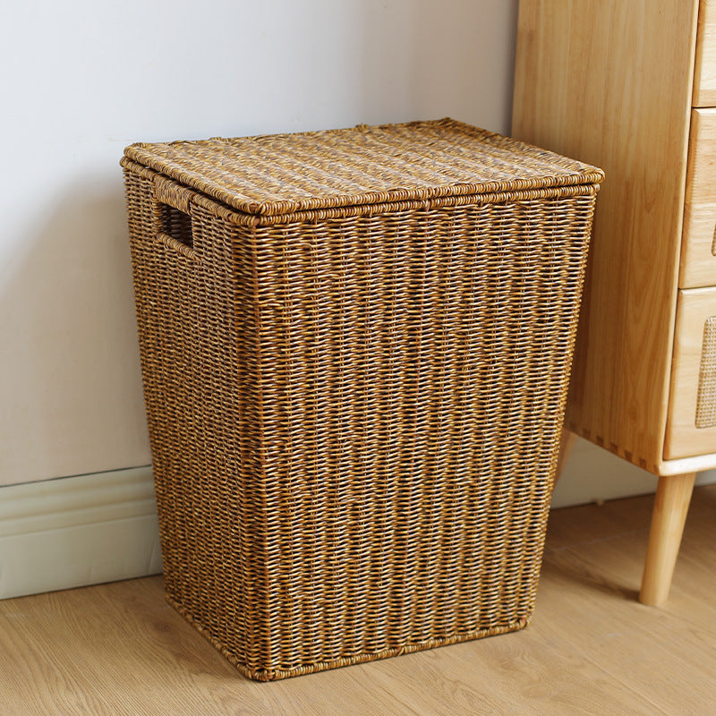 Elegant Handwoven Laundry Basket | Thrascher