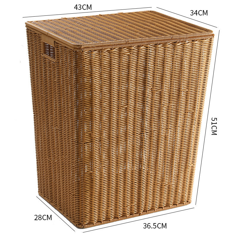 Elegant Handwoven Laundry Basket | Thrascher