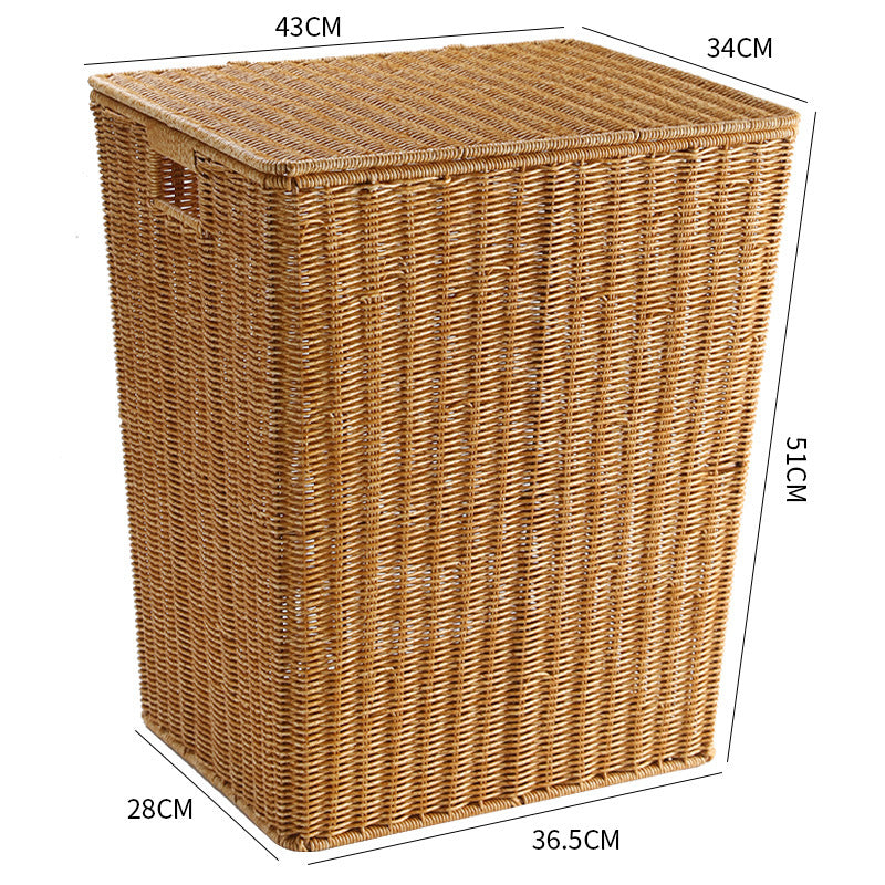 Elegant Handwoven Laundry Basket | Thrascher