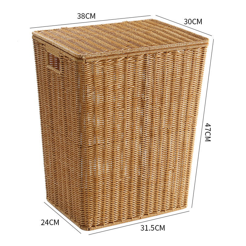 Elegant Handwoven Laundry Basket | Thrascher