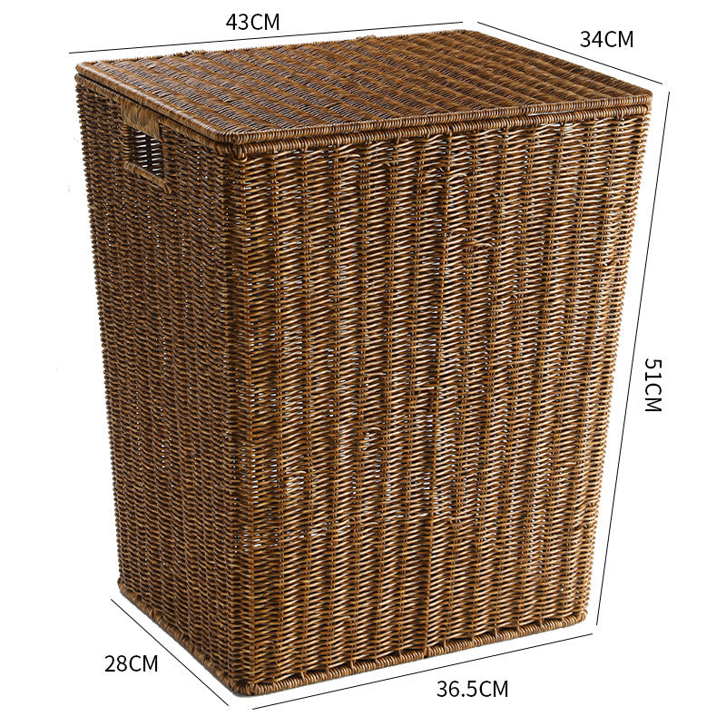 Elegant Handwoven Laundry Basket | Thrascher
