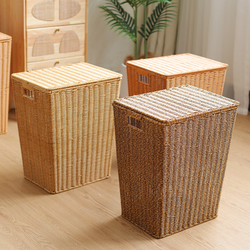Elegant Handwoven Laundry Basket | Thrascher