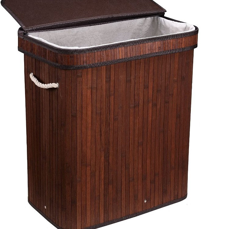 Elegant Laundry Basket made of Natural Bamboo | Thrascher