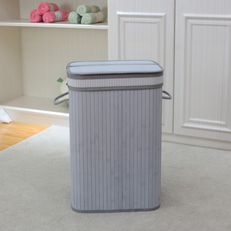 Elegant Laundry Basket made of Natural Bamboo | Thrascher