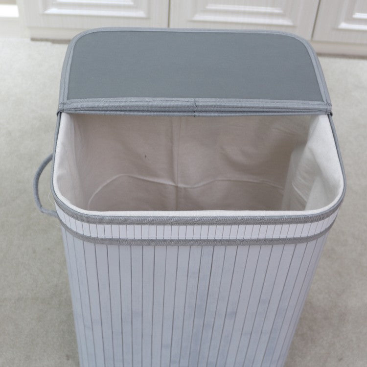 Elegant Laundry Basket made of Natural Bamboo | Thrascher