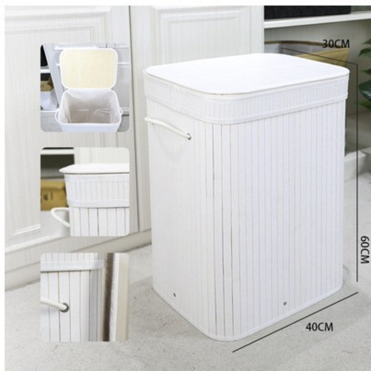 Elegant Laundry Basket made of Natural Bamboo | Thrascher