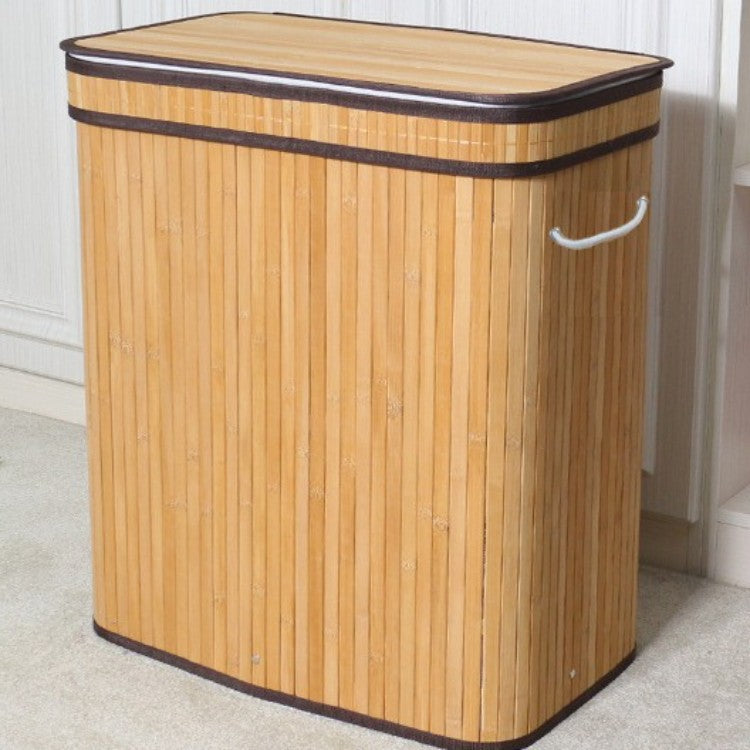 Elegant Laundry Basket made of Natural Bamboo | Thrascher