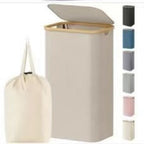 Elegant Laundry Bin with Removable Lid and Inner Bag | Thrascher