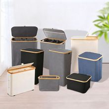 Elegant Laundry Bin with Removable Lid and Inner Bag | Thrascher