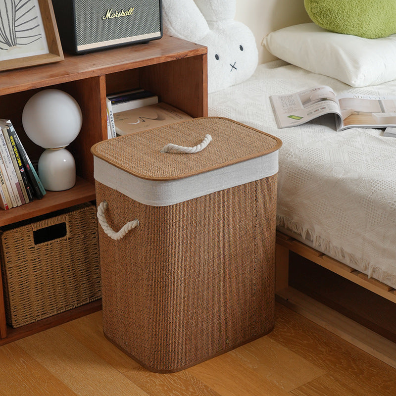 Elegant Laundry Container with Removable Lid and Sturdy Handles | Thrascher