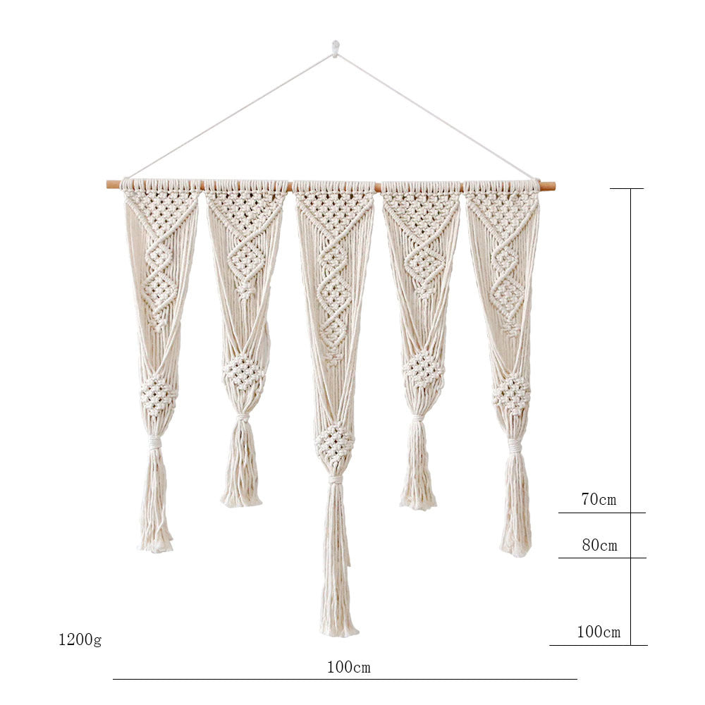 Elegant Macrame Wall Hanging with Intricate Details | Thrascher