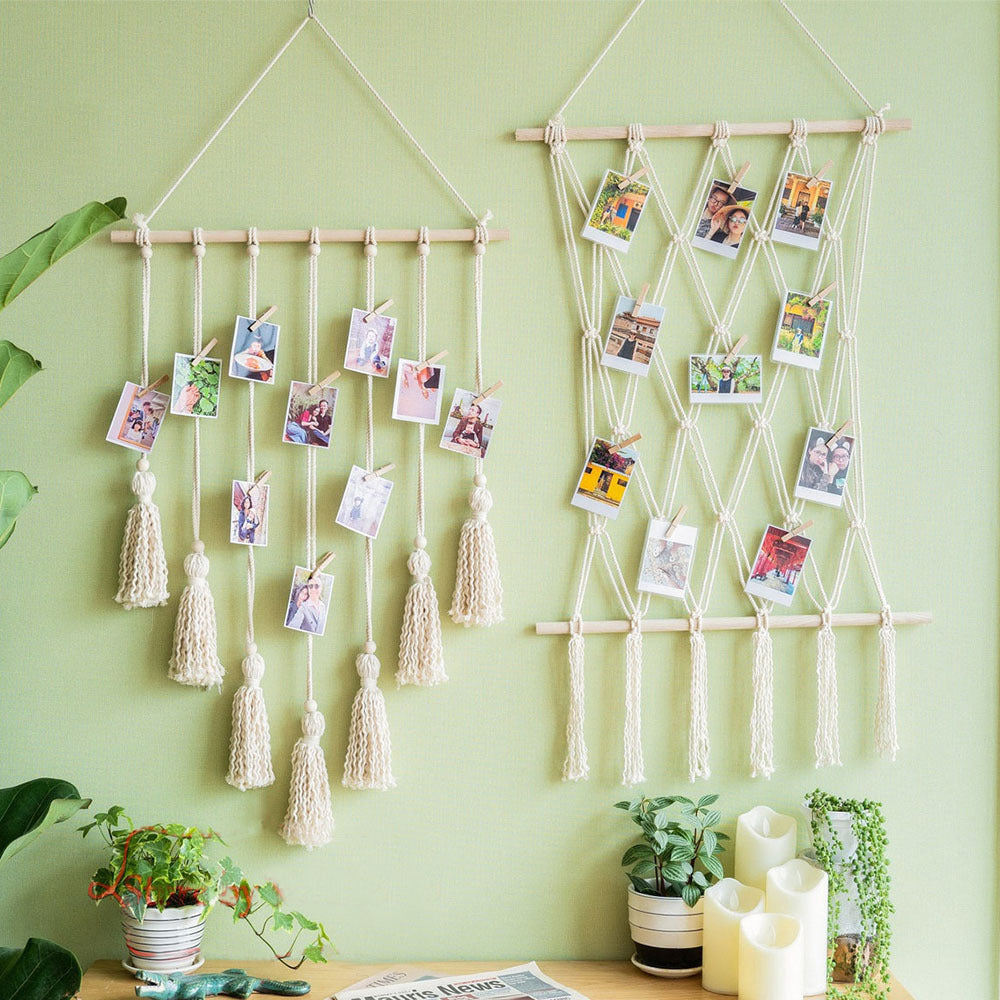 Elegant Macrame Wall Tapestry with Artistic Design | Thrascher
