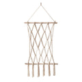 Elegant Macrame Wall Tapestry with Artistic Design | Thrascher
