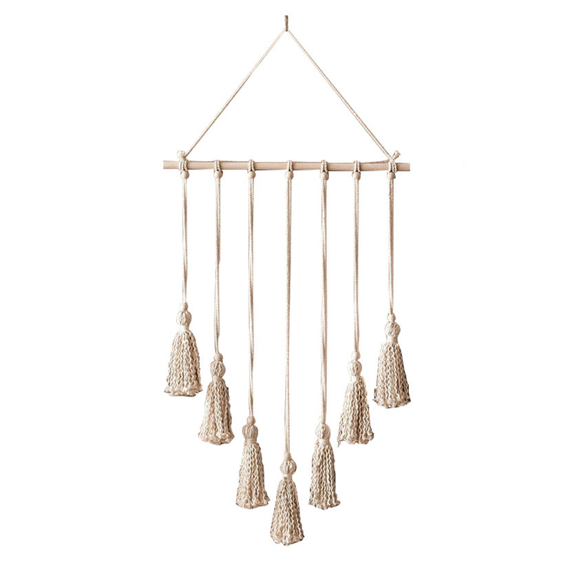 Elegant Macrame Wall Tapestry with Artistic Design | Thrascher