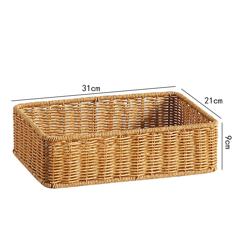 Elegant Naturally Woven Storage Bowl | Thrascher