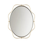 Elegant Oval Decorative Wall Mirror | Thrascher