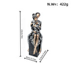 Elegant Sculpture of a Romantic Couple | Thrascher