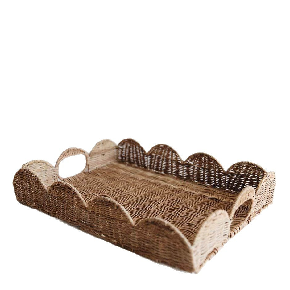 Elegant Serving Basket in Wave Pattern | Thrascher